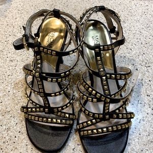 Michael Kors skinny heel no platform bu love the studs I was a freak about him a